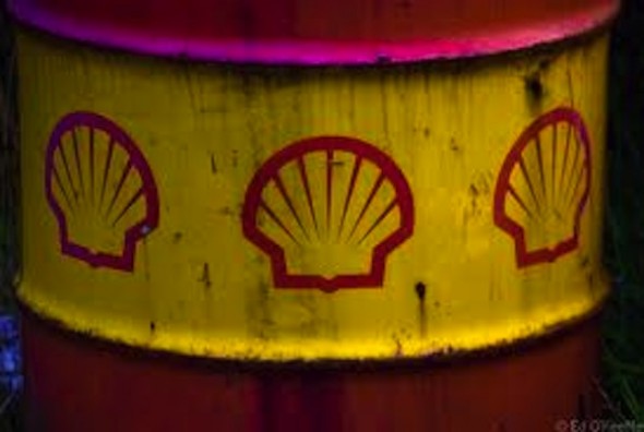 shell oil barrel